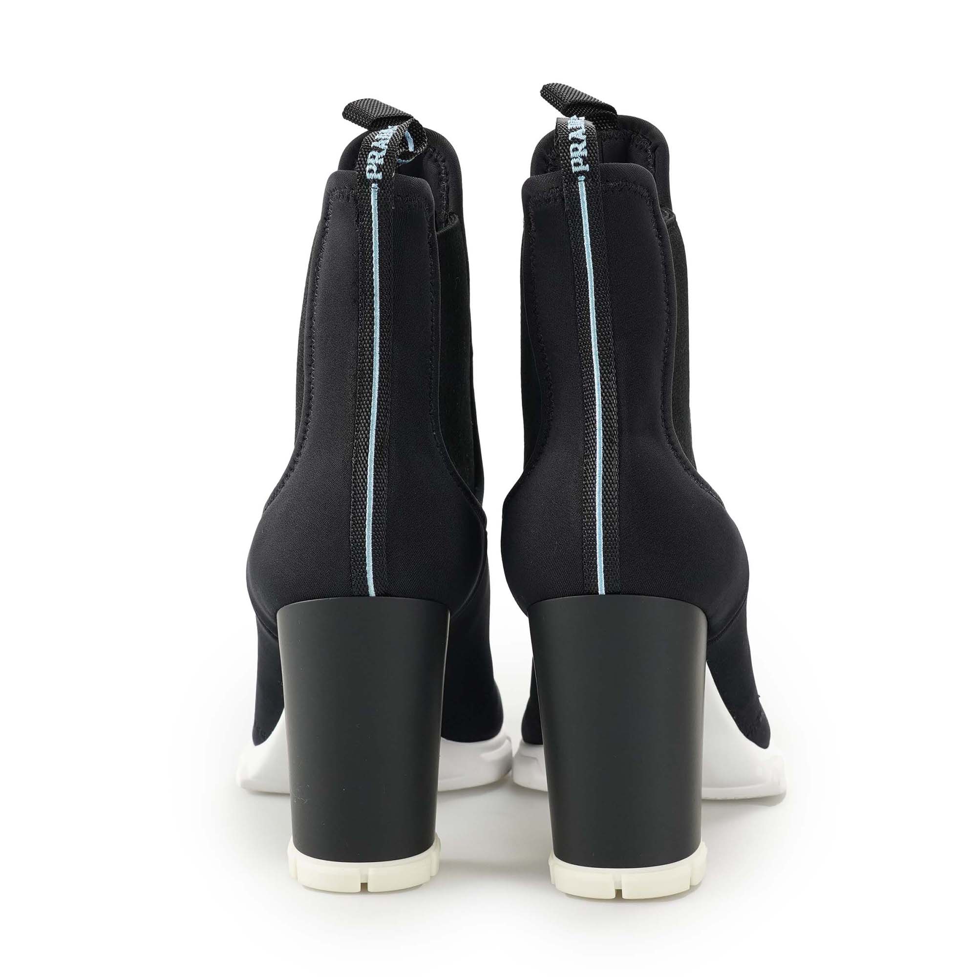 Prada - Black Neoprene Scuba Ankle Boots